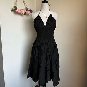 Black Halter Dress size medium